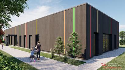 Bild: Planungsbüro Schultes
So soll die neue Kinderkrippe in Schnaittenbach eines Tages aussehen.