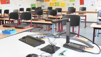 Archivbild: Gabi Schönberger
Mit dem Beginn der Sommerferien werden die Klassenzimmer wieder so aussehen. Die Planungen für das nächste Schuljahr und die neuen fünften Klassen laufen längst.
