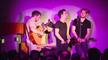 Archivbild: Gabi Schönberger
Die Band "William's Orbit" spielte ihr letztes Konzert 2017 im Jugendzentrum in Weiden.