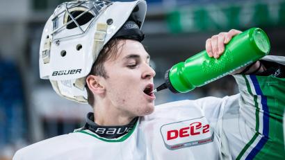 Bild: Dominik Thalau/exb
Connor McLeod ist neuer dritter Torhüter bei den Blue Devils Weiden.