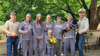 Bild: Peter Voss
Am Wochenende ist der 1000. Gefängnisausbruch in Ambergs Escaperoom „Prison-Escape“ im Hotel Fronfeste gelungen.