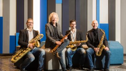 Bild: Sean Ray Cheng
Das FineFones Saxophone Quartet.