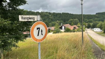 Bild: ck
Die Straßennamen in der Ferienanlage Maximilianshof in Böhmischbruck wie "Hangweg" werden von der Stadt Vohenstrauß nicht anerkannt. 39 Anträge von Eigentümern aus der Ferienanlage waren in den vergangenen Monaten bei der Stadt eingegangen. Da es sich um private Verkehrsflächen handelt, wird die Stadt diese nicht benennen.