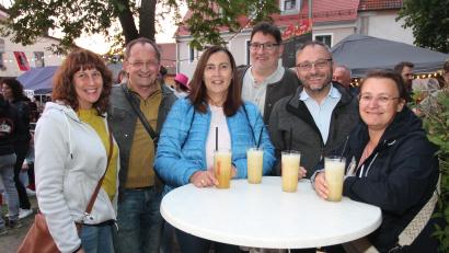 Bild: pi
Den Gästen gefällt es. Sie genießen die Atmosphäre in Pleystein.