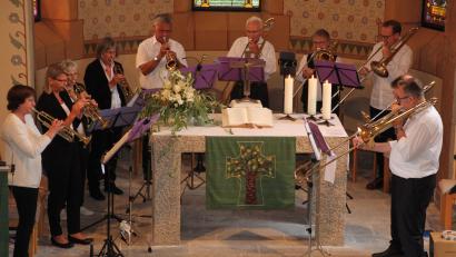 Bild: kro
Der evangelische Posaunenchor Mitterteich eröffnete die Serenade.