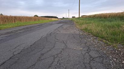 Bild: esc
Die Gemeindeverbindungsstraße von Wildenreuth nach Frodersreuth soll saniert werden.