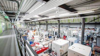 Archivbild: Baumann Automation
Ein Blick in die Produktionshalle von Baumann Automation in Amberg.