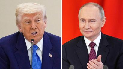 Archivbild: Brandon/Bednyakov/AP/dpa
Der Kreml hat bestätigt, dass Präsident Wladimir Putin in den kommenden Tagen zu einem Treffen mit seinem US-Kollegen Donald Trump bereit ist.