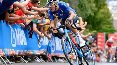 Bild: Eric Lalmand/BELGA/dpa
Der italienische Radprofi Filippo Baroncini wurde nach seinem Sturz bei der Polen-Rundfahrt in ein künstliches Koma versetzt.