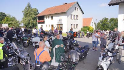 Bild: fvo
Rund 350 Bikerinnen und Biker sind in die Oberpfalz gekommen.