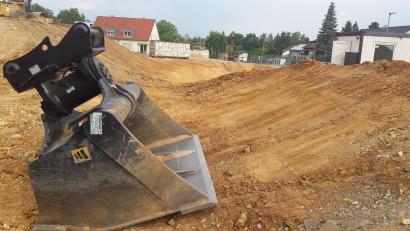 Archivbild: tk
Hier wird gebaut – in Amberg inzwischen ein seltenes Bild.