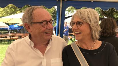 Bild: mma
Hans und Irmi Kummert erinnern sich an ihre Hochzeit auf dem Frohnberg.