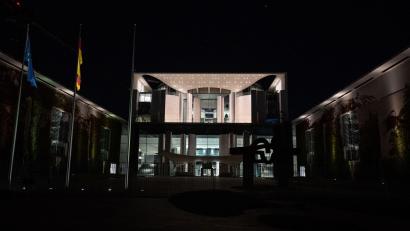 Bild: Fabian Sommer/dpa
Im Kanzleramt wurde bis in die Nacht beraten.