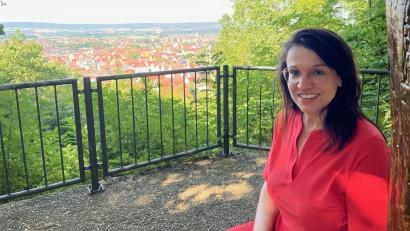 Bild: ihl
Martina Englhardt-Kopf spricht auf dem "Schwammerling" in Schwandorf mit Oberpfalz-Medien über 100 Tage als parlamentarische Staatssekretärin, ihre Arbeit in Berlin und ihren Bezug zur Heimat.