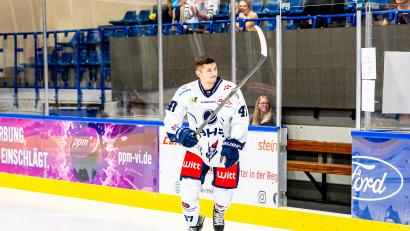 Bild: Elke Englmaier
Vladislav Filin wird in der kommenden DEL2-Saison als Verteidiger für die Blue Devils Weiden auflaufen.