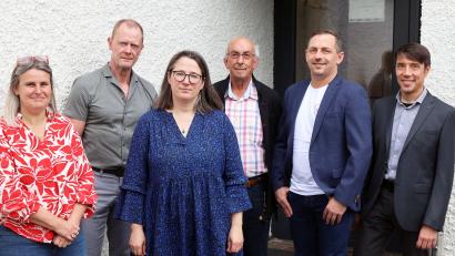Bild: St. Landgraf
Vertreter des Arbeitskreises Offene Behindertenarbeit tagten (von links): Martina Grüner, Christian Henkens, Lydia Wetzel, Helmut Bruhnke, Bernd Lober und Michael Gleißner.
