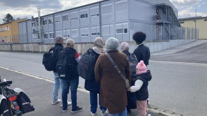 Bild: Stefanie Swann
Die Bewohner der Flüchtlingsunterkunft in Weiden sind unglücklich mit den Zuständen. Sie wollen ihren Namen nicht öffentlich machen. Sie haben Angst.