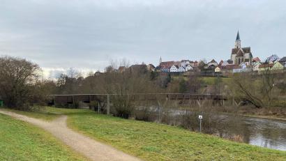 Archivbild: Wilhelm Amann
Polizei und Wasserwacht sind derzeit an der Naab in Nabburg im Einsatz.