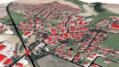 Bild: Bayerische Vermessungsverwaltung - www.geodaten.bayern.de
2024 ist aus Edelsfeld eine Gemeinde mit 358 Wohngebäuden und über 1100 Einwohnern geworden.
