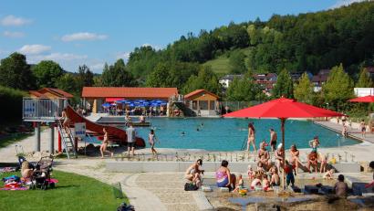 Bild: hdk
Das Königsteiner Naturbad bietet Erholung für Jung und Alt.