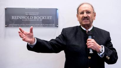 Bild: Sven Hoppe/dpa
Reinhold Bocklet ist im Alter von 82 Jahren gestorben. (Archivbild)