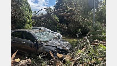 Bild: Alessio Marini/LPS via ZUMA Press Wire/dpa
Das Unwetter richtete erheblichen Sachschaden an.