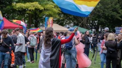Bild: Marina Gube
Beim großen Finale im Max-Reger-Park gab es ein buntes Programm mit Musik, Gedichten und Ständen.