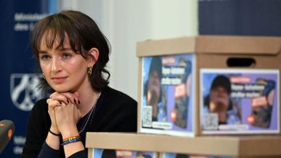 Bild: Federico Gambarini/dpa
Yanni Gentsch will, dass Voyeur-Aufnahmen strafbar sind.
