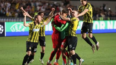 Bild: Alikhan Sariyev/AP/dpa
Der Club aus Kasachstan spielt zum ersten Mal in der Champions League.