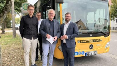 Bild: Andreas Hofmeister/Stadt Schwandorf
In Schwandorf wurden die neuen Fahrpläne der Stadtbusse vorgestellt.
