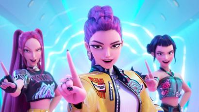 Bild: -/©2025 Netflix/dpa
Im Netflix-Hit „KPop Demon Hunters“ geht es um die Girl-Band Huntrix.