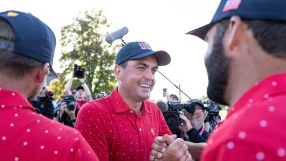 Bild: Christinne Muschi/Canadian Press via ZUMA Press/dpa
Keegan Bradley ist der Kapitän des Ryder-Cup-Teams der USA. (Archivbild)