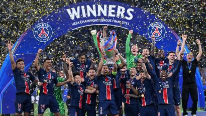 Bild: Robert Michael/dpa
Paris Saint-Germain gewann in der vergangenen Saison den Titel in der Champions League. (Archivbild)