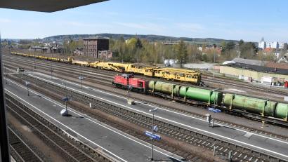Archivbild: Gabi Schönberger
Eine umfangreiche Maßnahme: Im Bahnhof Weiden werden ab 22. September Weichen und Gleise erneuert.