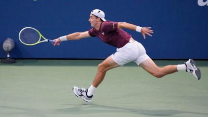 Bild: Frank Franklin/AP/dpa
Jan-Lennard Struff überrascht bei den US Open mit einem Sieg gegen Holger Rune.
