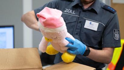 Bild: Hendrik Schmidt/dpa
Im vergangenen Jahr schritten die Zollbehörden in der EU laut einem Bericht knapp 400.000 Mal ein und führten Dokumentenkontrollen, physische Kontrollen oder Labortests durch. (Symbolbild)