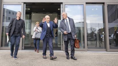 Bild: Urs Flueeler/KEYSTONE/dpa
Hat stets seine Unschuld betont: der ehemalige FIFA-Chef Joseph (Sepp) Blatter.  (Archivbild)