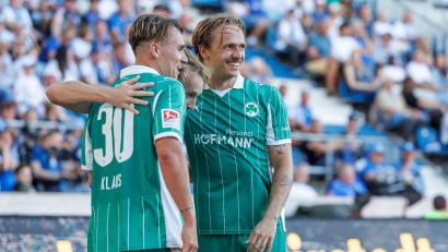 Bild: Andreas Gora/dpa
Ein packendes Spiel liefern die Fürther in Magdeburg ab.