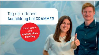 Bild: Externer Beitrag [exb] (kontakt@oberpfalznetz.de)
Viele Infos zu einem spannenden Unternehmen mit tollen Ausbildungsplätzen gibt's beim Tag der offenen Ausbildung bei GRAMMER am Freitag, 26. September.