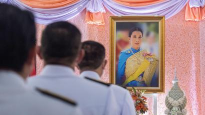 Bild: Peerapon Boonyakiat/SOPA Images via ZUMA Press Wire/dpa
Prinzessin Bha liegt seit zweieinhalb Jahren bewusstlos im Krankenhaus. (Archivbild)