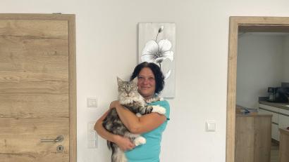 Bild: Johanna Kopp
Nicole Kolofik-Müller von der Katzenhilfe Nordoberpfalz aus Paßenrieth bei Eslarn.