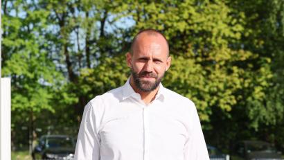Archivbild: Mario Wiedel
Neu-Trainer Felix Schütz und die Selber Wölfe unterlagen klar in Chomutov.