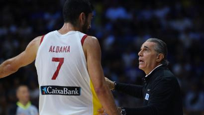 Bild: Sakis Savvides/AP/dpa
Spaniens Basketball und Trainer Sergio Scariolo