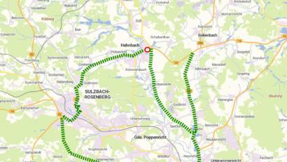 Bild: Bayerische Vermessungsverwaltung 2025, Bundesamt für Kartographie und Geodäsie
So funktioniert die Umleitung.