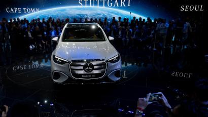 Bild: Sven Hoppe/dpa
Mercedes stellt neues E-Auto vor (Foto-aktuell).