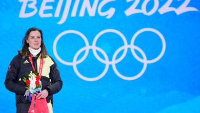 Bild: Andrew Medichini/AP/dpa
Die ehemalige Biathletin Denise Herrmann-Wick hat erneut Nachwuchs bekommen.