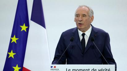 Bild: Thomas Samson/AFP/dpa
Anfang der Woche wird der Sturz von Premier Bayrou und seiner Regierung erwartet. (Archivbild)