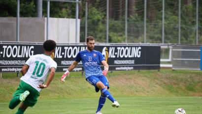 Bild: Dieter Jäschke
Sportclub-Keeper Daniel Hartnegg (rechts/Szene aus einem früheren Spiel) hatte im Spiel bei Kosova Regensburg lange nichts zu tun und musste am Ende zwei Mal hellwach sein.