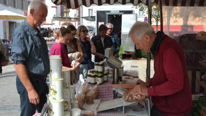 Bild: jr
Frisches Bauernbrot vom Markt.