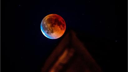 Bild: Xaver Klaußner
Das war der Blutmond über Leuchtenberg.